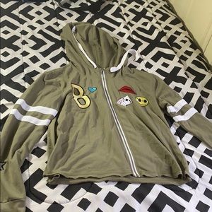 Green Hoodie Worn Twice